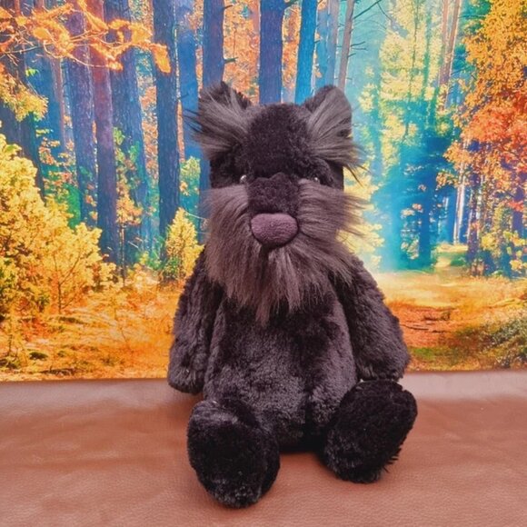 Jellycat BASHFUL SCOTTIE DOG Black 12in medium Retired HTF authentic rare NWOT - Picture 4 of 8